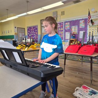 Our young pianist wanted to stop by to say have a great weekend everyone. #perfecttimemusicstudents #perfecttimemusic #piano #musicprogram #privateschoolmusic