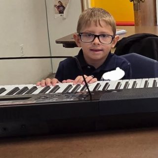 This young student had another great lesson today.  He wanted to remind all Perfect Time Music students, remember to keep practicing. #practice #perfecttimemusicstudents #perfecttimemusic #musicprogram #musicmatters