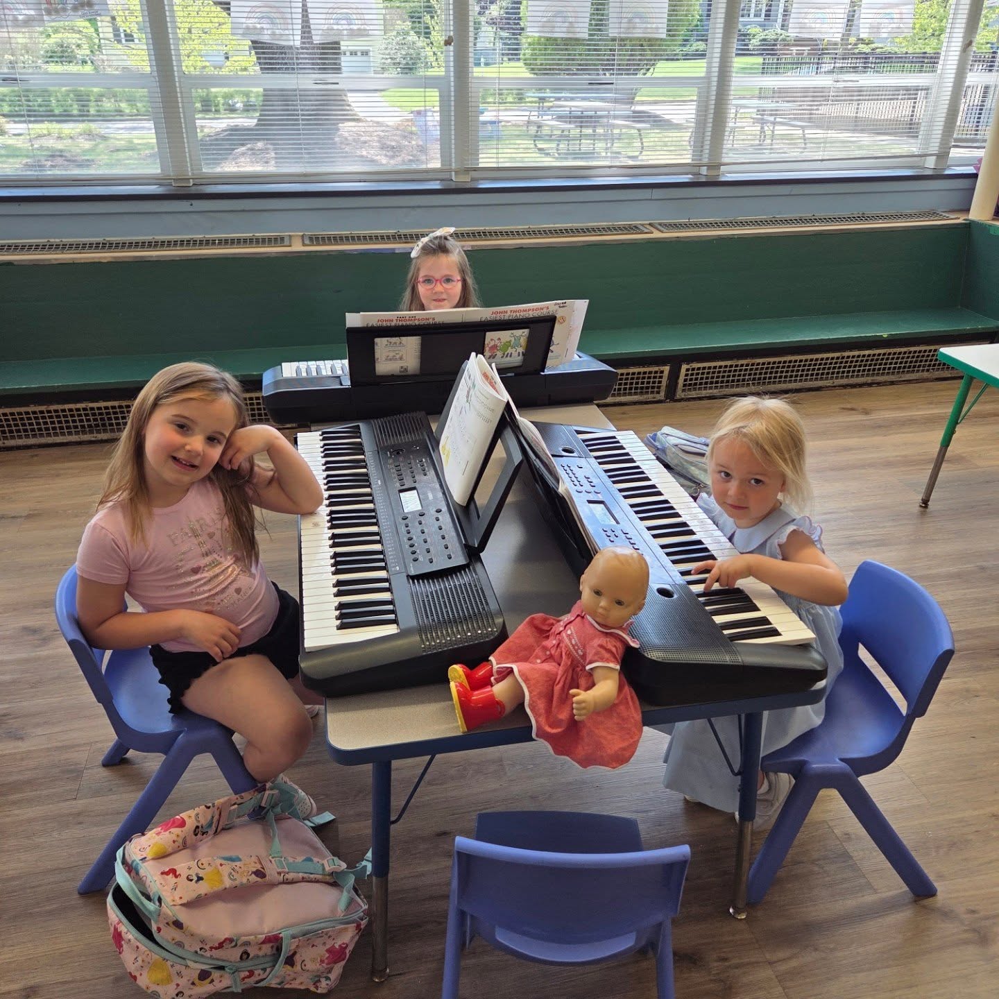 3 of our youngest students getting excited about their first Recital in the near future. #perfecttimemusicstudents #perfecttimemusic #piano #recital #musicprogram
